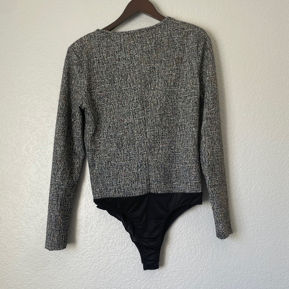 NWOT WALTER BAKER Skylar Tweed Bodysuit XL - Picture 6 of 9